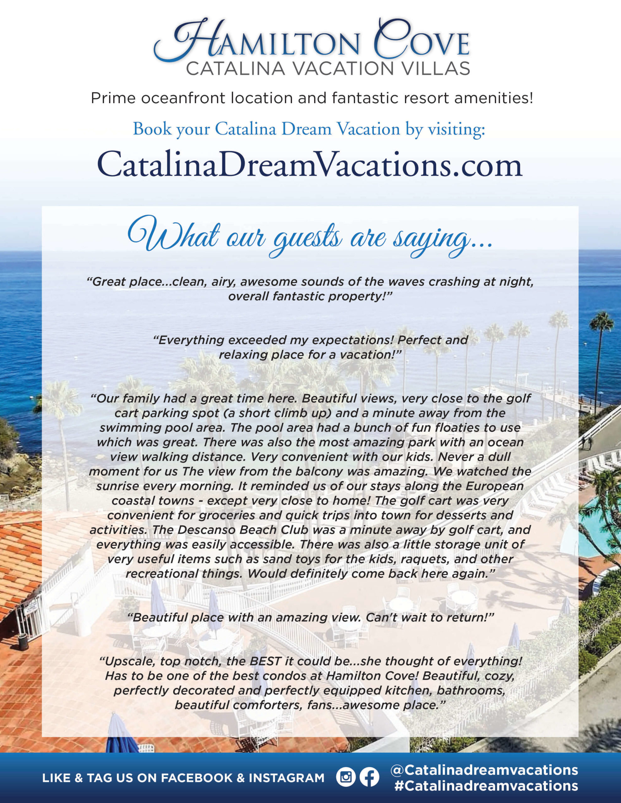 Hamilton Cove - Catalina Dream Vacations reviews
